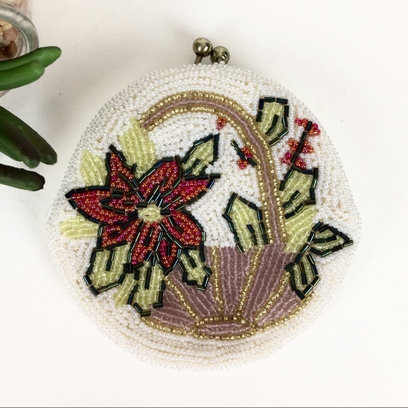 Delill Handbags - Delill Coin Change Purse Bag Beaded Vintage